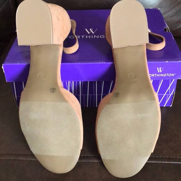 Worthington Womens Ischia Pumps Buckle Open Toe - Picture 7 of 8